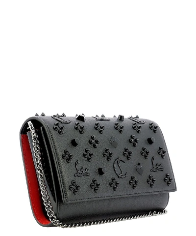 Shop Christian Louboutin Paloma Clutch Bag In Black