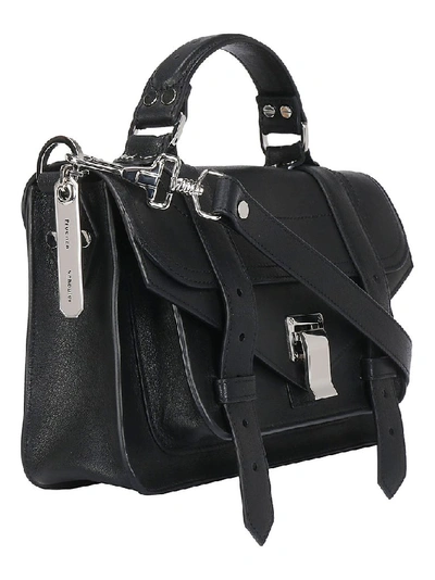 Shop Proenza Schouler Ps1 Tiny Shoulder Bag In Black