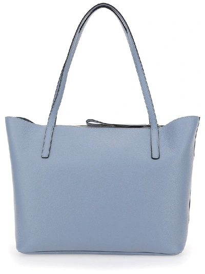 Shop Ferragamo Salvatore  Medium Gancini Tote Bag In Blue