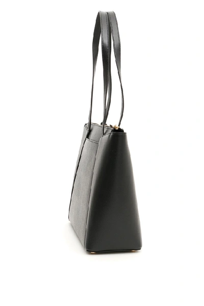 Shop Michael Michael Kors Maddie Tote Bag In Black