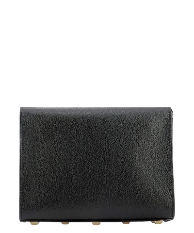 Shop Ferragamo Salvatore  Flap Studio Shoulder Bag In Black