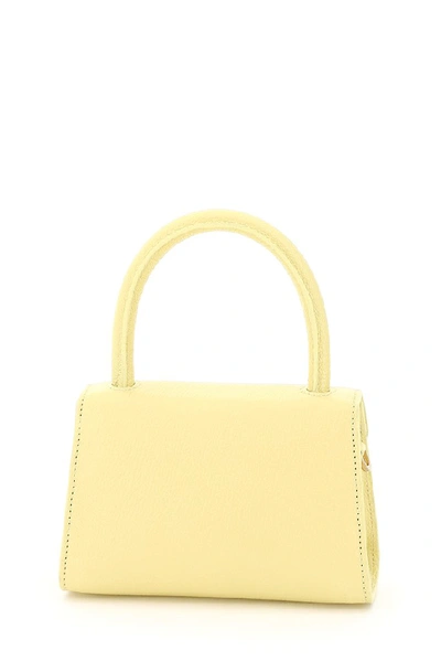 Shop By Far Mini Shoulder Bag In Yellow