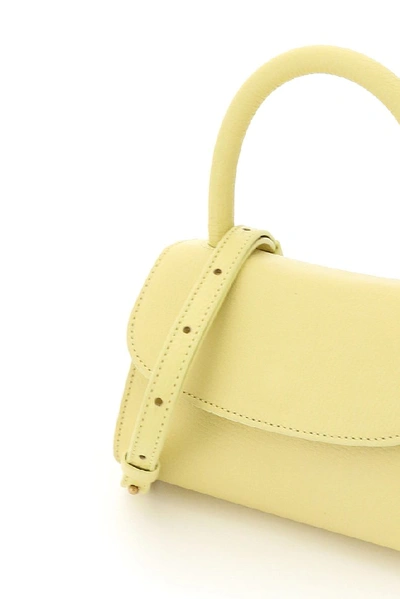 Shop By Far Mini Shoulder Bag In Yellow