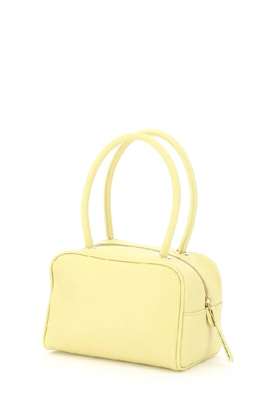 Shop By Far Martin Top Handle Bag In Yellow