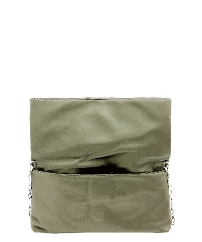 Shop Jimmy Choo Titania Embellished Clutch Bag In Green