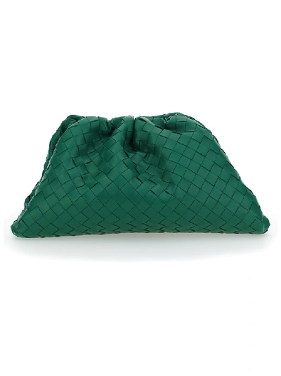 Shop Bottega Veneta The Pouch Bag In Green
