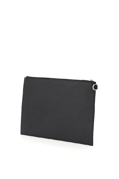 Shop Givenchy Paris Medium Pouch In Black