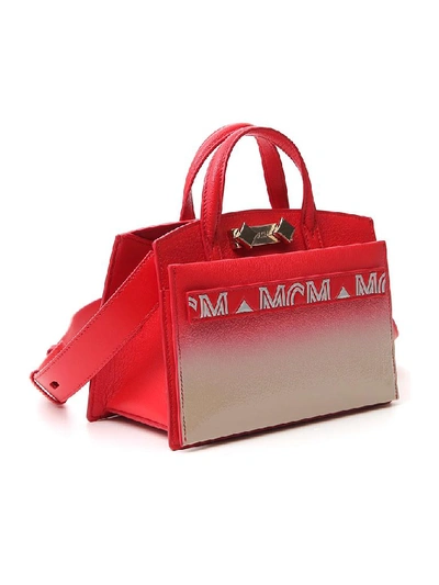 Shop Mcm Milano Boston Bag In Multi