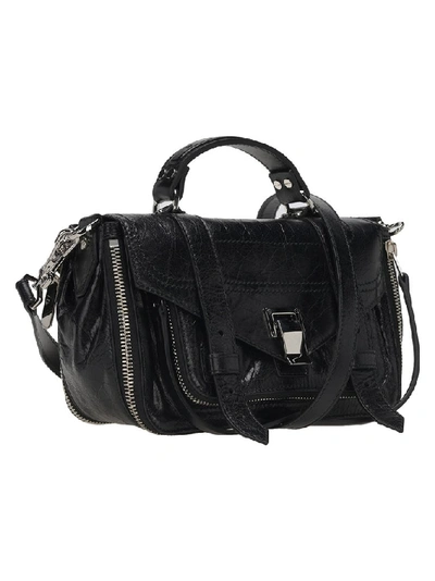 Shop Proenza Schouler Ps1 Zip Tiny Tote Bag In Black