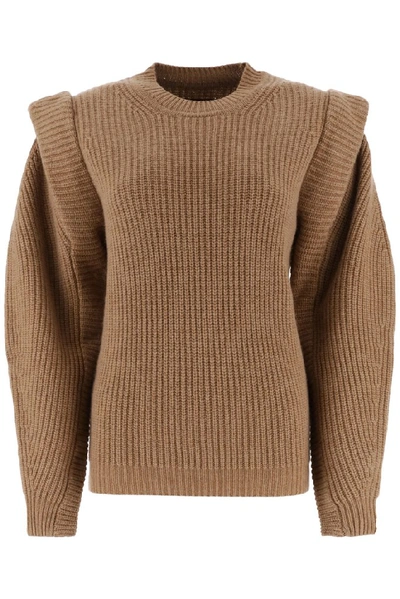 Shop Isabel Marant Bolton Knitted Sweater In Brown