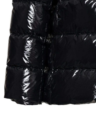 Shop Herno Glove Detailed Down Jacket In Black
