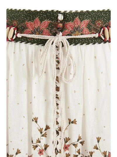 Shop Zimmermann Empire Batik Skirt In Multi