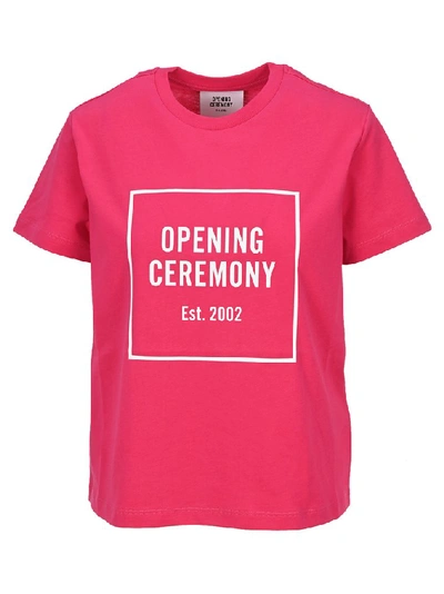 Shop Opening Ceremony Logo T In Pink