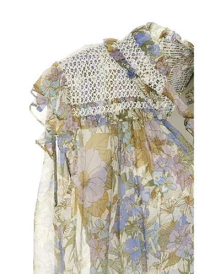 Shop Zimmermann Floral Printed Blouse In Multi