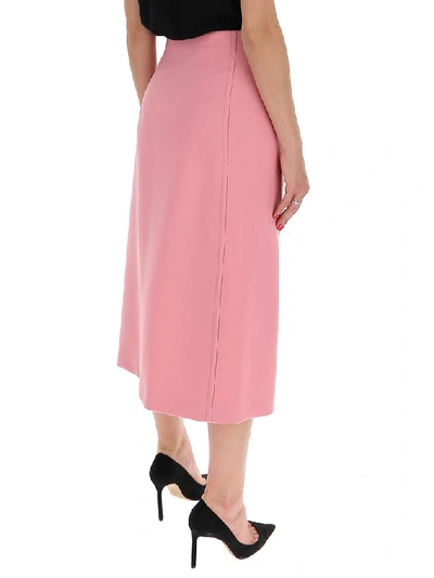 Prada Skirt With Buttons In Pink | ModeSens