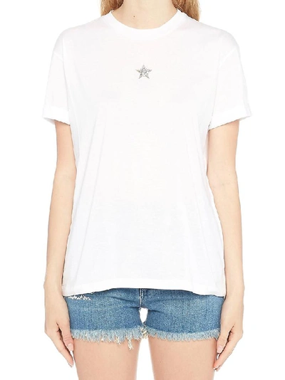 Shop Stella Mccartney Star Embellished T In White