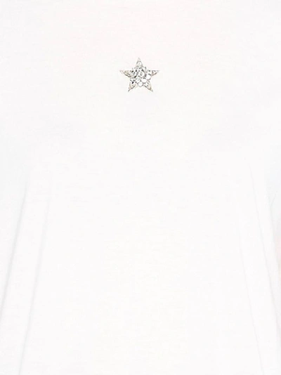 Shop Stella Mccartney Star Embellished T In White