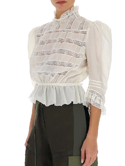 Shop Marc Jacobs The Victorian Blouse In White