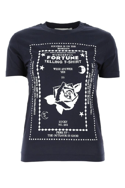 Shop Stella Mccartney Fortune Cookie Graphic T In Blue