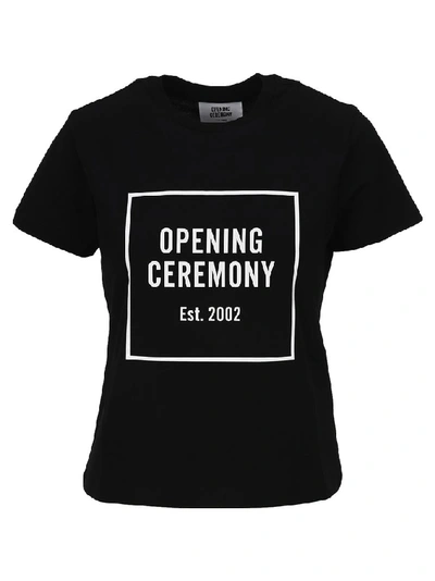 Shop Opening Ceremony Logo T In Black