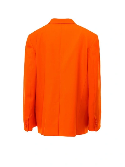 Shop Attico Oversized Blazer In Orange