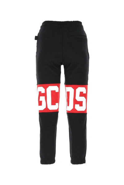 Shop Gcds Logo Jogger Pants In Black