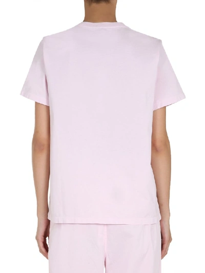 Shop Ganni Basic Jersey T In Pink
