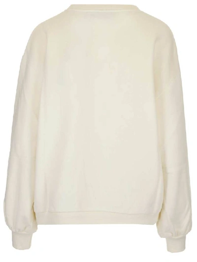 Shop Gucci Beverly Hills Cherry Print Sweatshirt In White