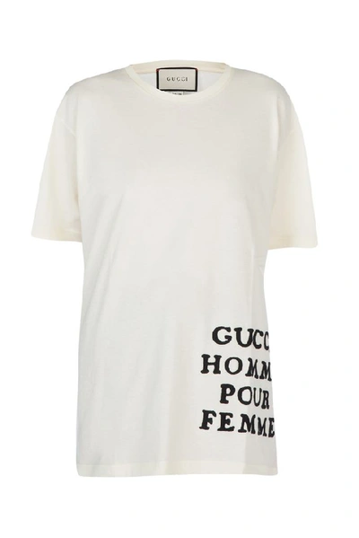 Shop Gucci Oversize T In White