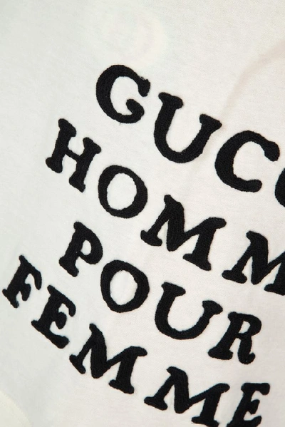 Shop Gucci Oversize T In White