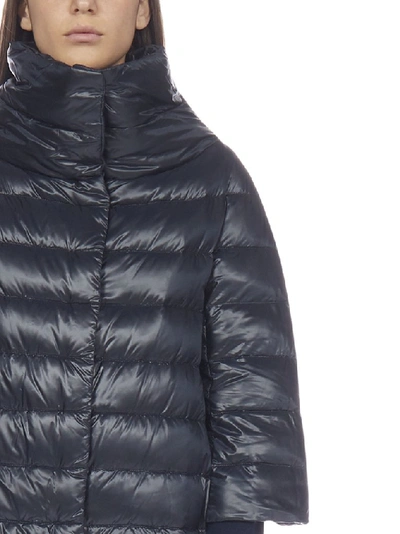 Shop Herno Aminta Puffer Jacket In Navy