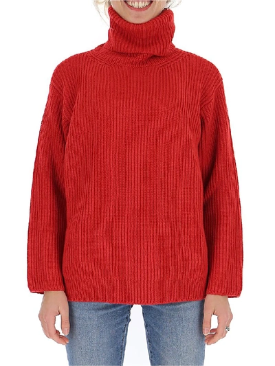 Shop Red Valentino Turtleneck Knitted Sweater