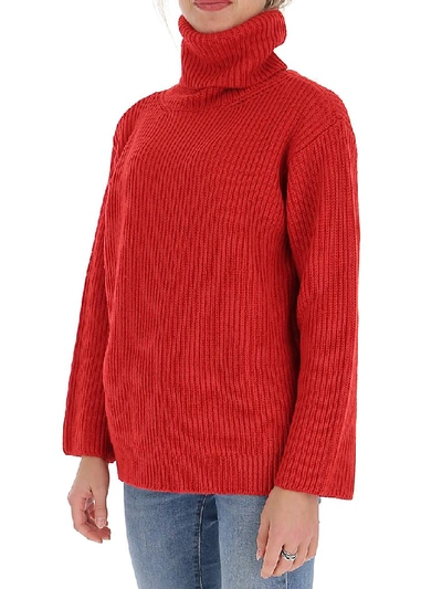 Shop Red Valentino Turtleneck Knitted Sweater