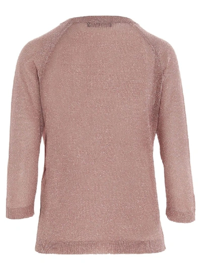 Shop Weekend Max Mara Crewneck Sweater In Pink