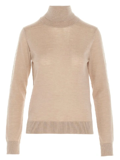 Shop Lanvin Turtleneck Sweater In Beige