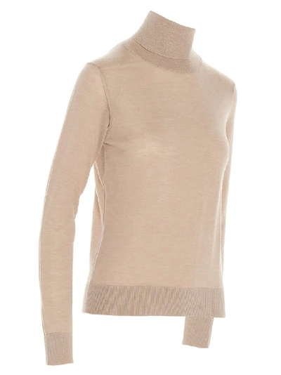Shop Lanvin Turtleneck Sweater In Beige