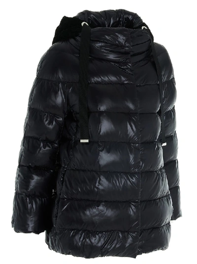 Shop Herno Nancy Down Jacket In Black