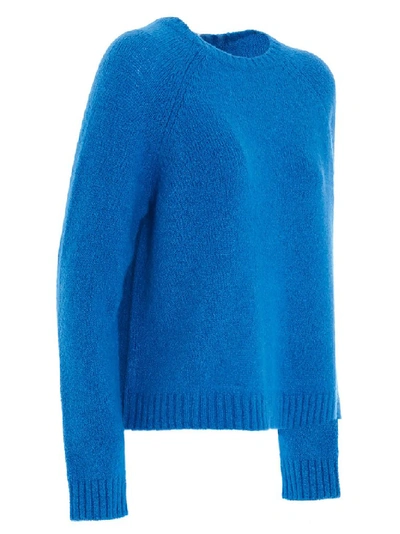 Shop Weekend Max Mara Crewneck Sweater In Blue