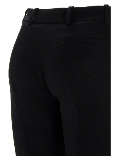 Shop Alexander Mcqueen Flared Trousers In Black