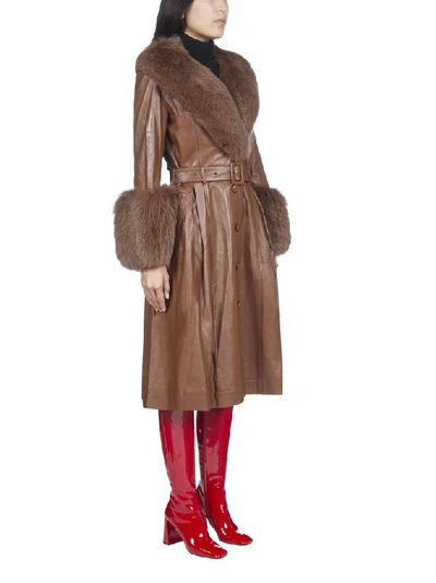 Shop Saks Potts Fur In Brown