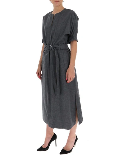 Shop 3.1 Phillip Lim / フィリップ リム 3.1 Phillip Lim Belted Maxi Dress In Grey