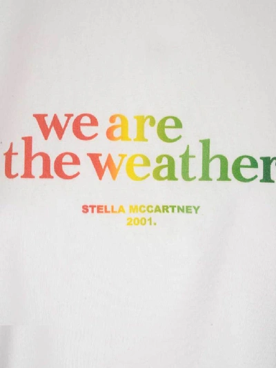Shop Stella Mccartney We Are The Weather Print T In White