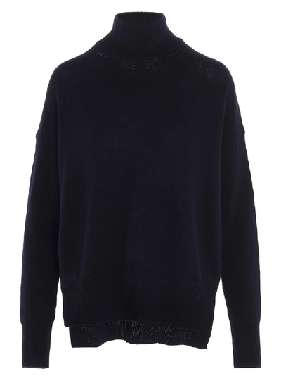 Shop Jil Sander Turtleneck Sweater In Navy