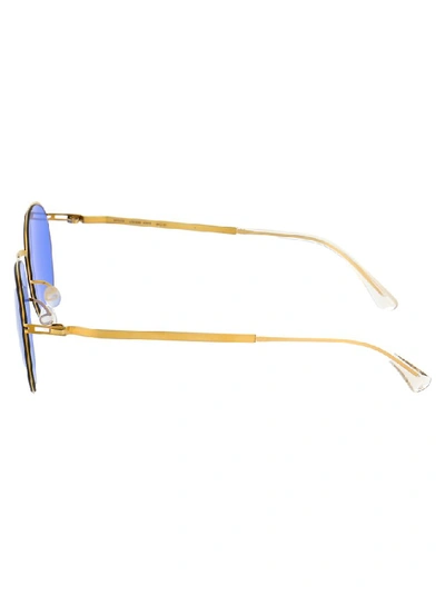 Shop Mykita Lite Jonte Sunglasses In Gold