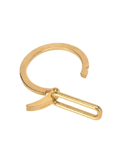 Shop Saint Laurent Carabiner Bracelet In Gold