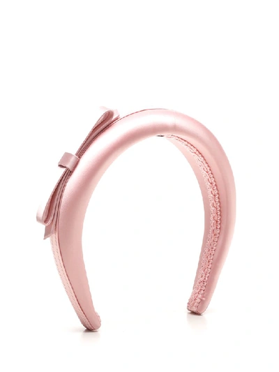 Shop Red Valentino Bow Hairband In Pink