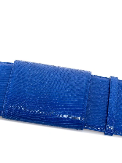 Shop Marni Wide Belt In Blue