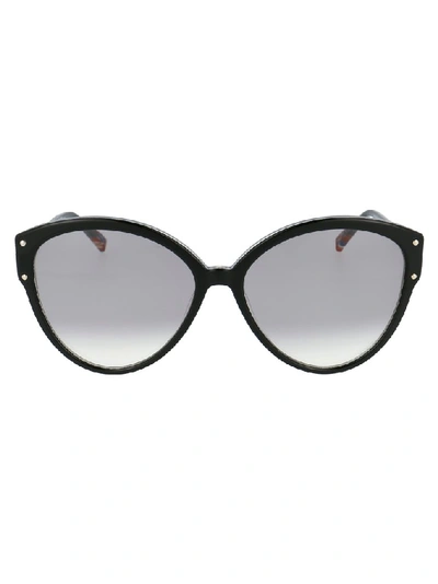 Shop Missoni Cat Eye Framed Sunglasses In Black