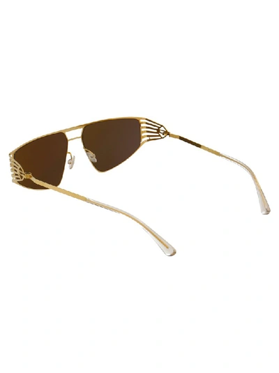Shop Mykita Studio 8.1 Sunglasses In Gold