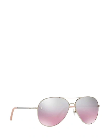Pre-owned Chanel Aviator Frame Sunglasses In Multi